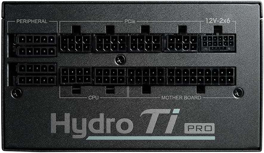 FSP Hydro Ti PRO 1000W Power Supply, ATX3.1 PCIe 5.1 Ready, 80 Plus & Cybenetics Titanium Efficiency, Native 12V-2x6 Connector, Lambda A++ w/135mm FDB Fan, 10 Year Warranty (HTI-1000M-GEN5) - Image 4