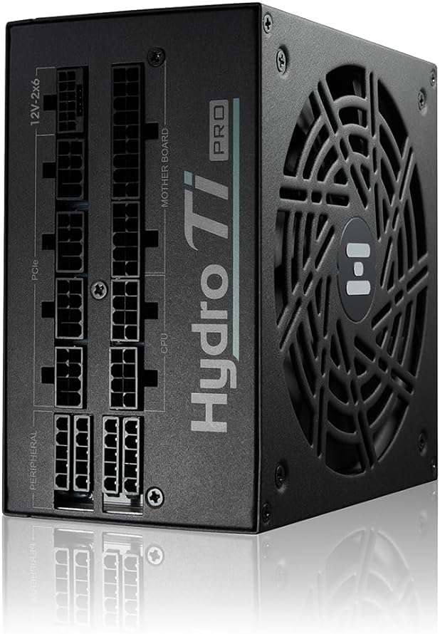 FSP Hydro Ti PRO 1000W Power Supply, ATX3.1 PCIe 5.1 Ready, 80 Plus & Cybenetics Titanium Efficiency, Native 12V-2x6 Connector, Lambda A++ w/135mm FDB Fan, 10 Year Warranty (HTI-1000M-GEN5) - Image 6