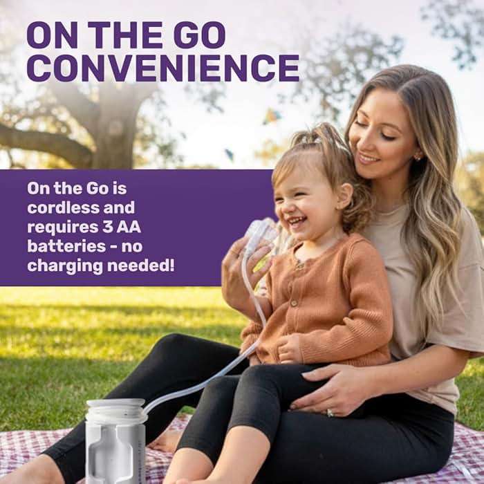 Dr. Noze Best NozeBot On the Go Nasal Aspirator - Pediatric ENT Designed Electric Nose Sucker for Babies and Toddlers, Portable and Easy to Clean, Battery Powered Relief for Mild Congestion - Image 3