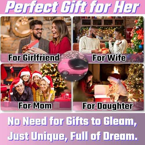 HuGuWdy Pink Wireless Car Mouse - 2.4G Wireless with USB Receiver, Optical Mouse for PC, Laptop, Tablet - Win XP/Vista/7/ME/2000/Mac OS Pink Mouse for Her for Christmas - Image 5