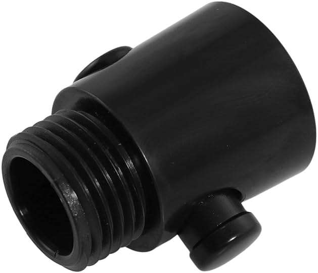 Maxmoral 2PCS Shower Head Shut Off Valve Button Type Water Flow Control Valve RV Bathroom Shower Sprayer Quick Switch Shut Off Valve G1/2 Universal Size Flow Control Valve Black - Image 4