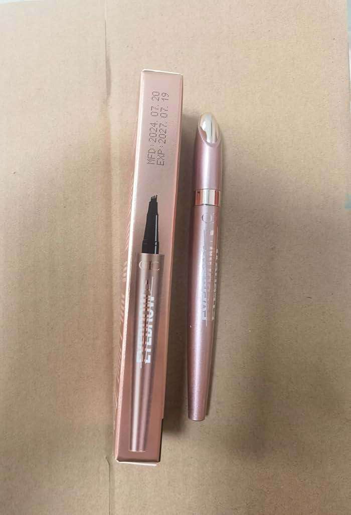 Magic Eyebrow Pencil, Waterproof Microblading Eyebrow Pen for Women with 4 Fork Tip for Natural-Looking Hair-Like Defined Brows Effortlessly (Dark Brown) - Image 9