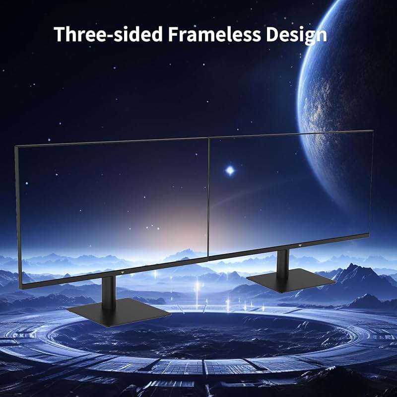KTC 27 Inch QHD Computer Monitor - 144Hz Gaming PC Monitor 2K, 4000:1 Contrast, 129% sRGB, Adaptive Sync, HDMI DP, Anti-Blue Light, 3-Side Frameless, for Casual Games and Work, VESA Mount H27T27S - Image 9