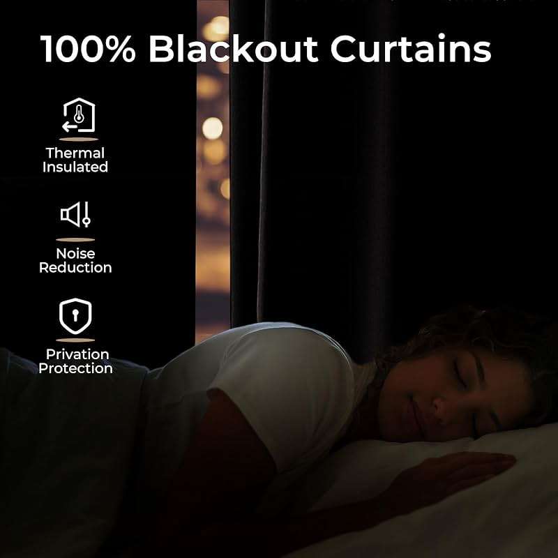 CAPALOCA Natural Linen Pinch Pleated Curtains Blackout, 100% Black Out Curtains 96 inch Long for Bedroom, Blackout Thermal Insulated Pinch Pleated Drapes for Living Room, 40" W x 96" L, 2 Panels Set - Image 8