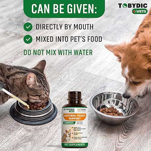Natural Cats & Dog Yeast Infection Relief - Itchy Skin & Ear Treatment - Reduces Irritation & Relieves Itching and Allergy - Herbal Medicine Drops Supplement - Image 5