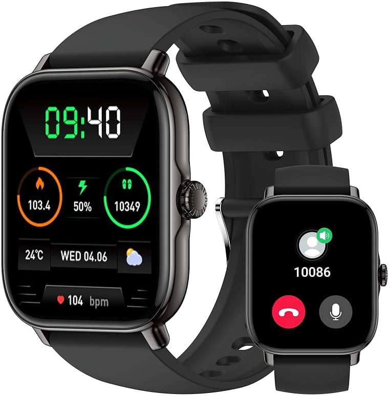 Leeyalan Smart Watch for Men Women (Answer/Make Calls/AI Voice Control) 1.91" for Android Phones iPhone Samsung Compatible IP68 Waterproof/Heart Rate/Sleep Tracker/116 Sport Modes. - Image 9