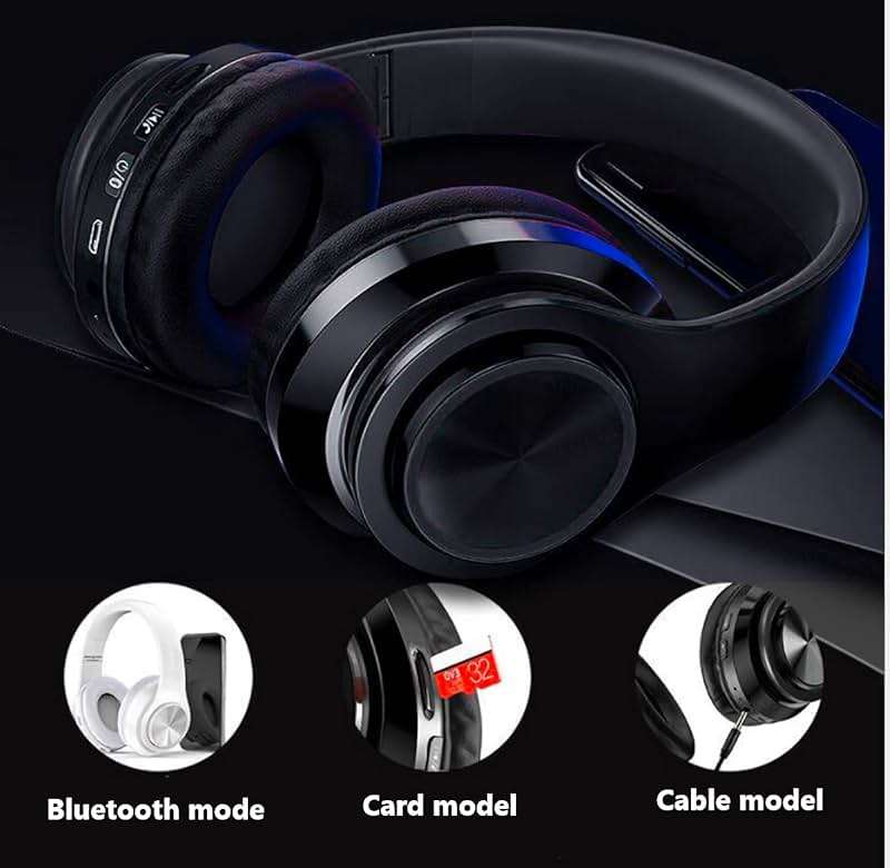 Fragolucyou Wireless Bluetooth Headphones-Colorful Light,Stereo | Foldable,Bluetooth 5.0,10 m Range,Stereo Surround,Built-in Microphone,Comfortable affixed Ears - Image 2