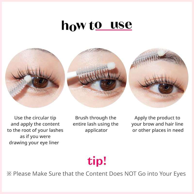 ETUDE My Lash Serum without prostaglandin, Eyelash Strengthening Formula with Biotin, Ginger extract for Lash health and growth, Non-sticky Mascara Serum, Vegan Certified (0.3 Fl Oz) - Image 7