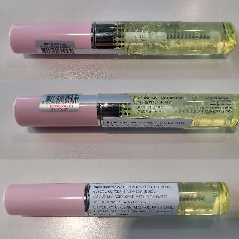 ETUDE My Lash Serum without prostaglandin, Eyelash Strengthening Formula with Biotin, Ginger extract for Lash health and growth, Non-sticky Mascara Serum, Vegan Certified (0.3 Fl Oz) - Image 9