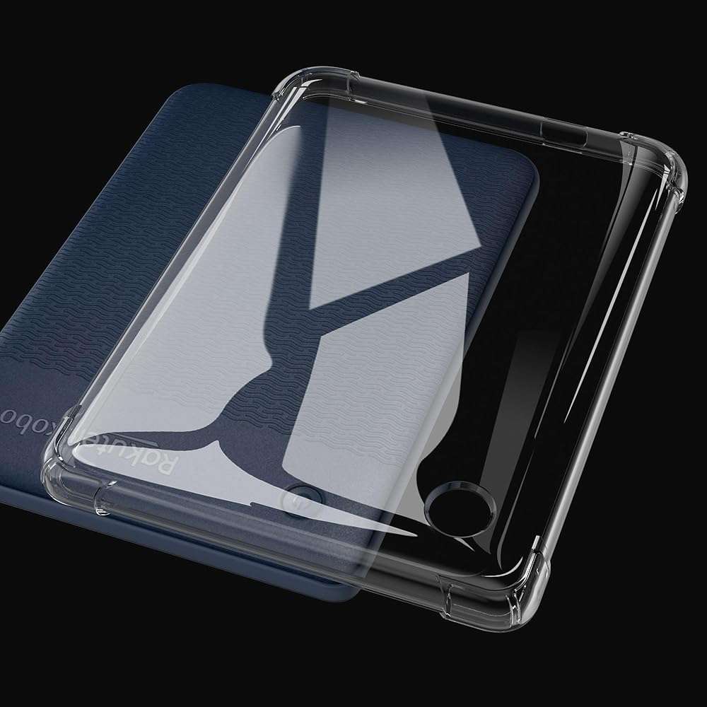 Zcooooool Case for Kobo Clara Colour/Clara BW/Kobo Clara 2E eReader 6 inch Reinforced Corners Cover/Libra Colour Case/Clara BW Case/Clara 2E Case, Transparent - Image 7