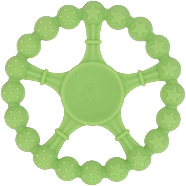 Nuby Silicone Wheel Teether - 3+ Months - Soft, Multi-Textured Baby Teething Toy - Natural Teething Relief for Babies - Image 2