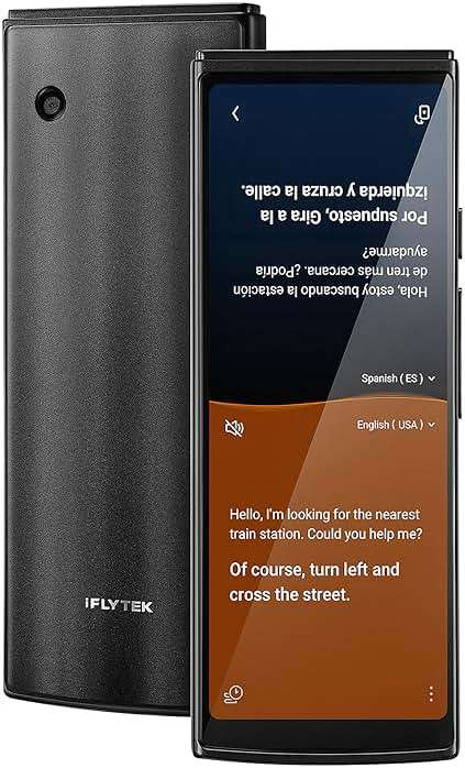 iFLYTEK AI Language Translator Device — 60 Languages, Real-Time Split-Screen & Two-Way Instant Voice Translation, 18 Offline Packs, 2-Year Global Data for K-12 Education, Business, Travel - Image 1