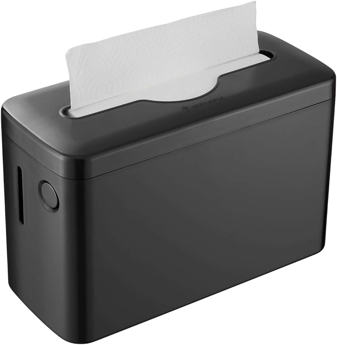 Multifold Paper Towel Dispenser Countertop, Heavy Duty Wide-Design, 300-Sheet Large Capacity Black Paper Towel Holder, Compatible with Tork, AmazonCommercial, Kleenex, Scott, Pacific Multifold Towels | Heavy Duty, Wide Design, Large Capacity, Non-Slip Base - Image 1