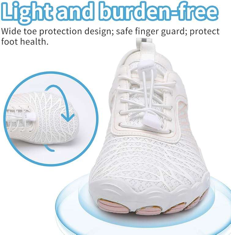 Zureto Grounded Footwear for Women Men Neuropathy, Hike Barefoot Shoes Women - Image 4