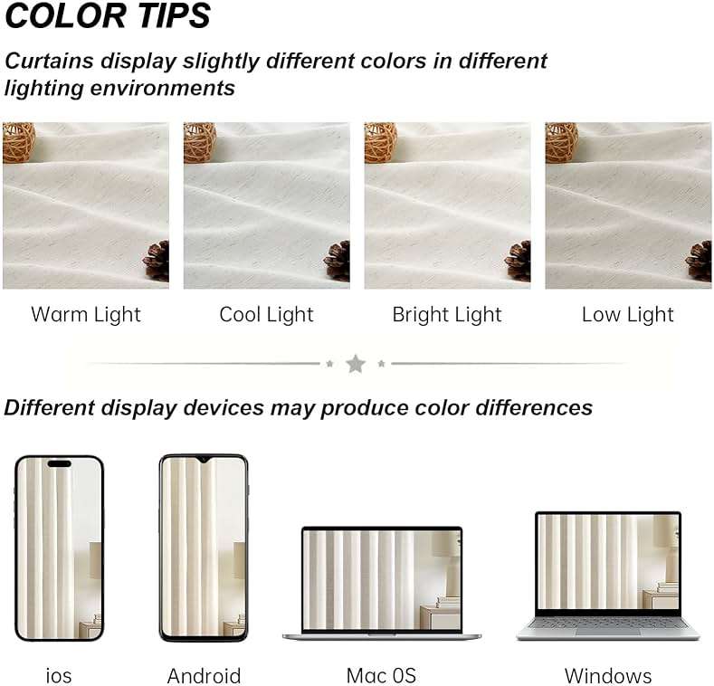 Topfinel 96 Inches Long Pinch Pleated 100% Blackout Curtains,Thermal Insulated Natural Linen Pinch Pleat Viral Drapes with Hooks Rings 2 Panel Sets,Neutral Beige Ivory 8FT Back Tab Window Curtains - Image 9