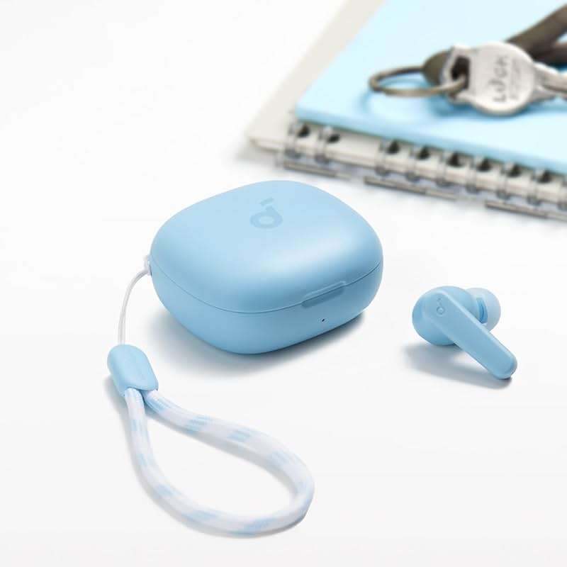 Soundcore by Anker P20i True Wireless Earbuds, 10mm Drivers with Big Bass, Bluetooth 5.3, 30H Long Playtime, Water-Resistant, 2 Mics for AI Clear Calls, 22 Preset EQs, Customization (Light Blue) - Image 7