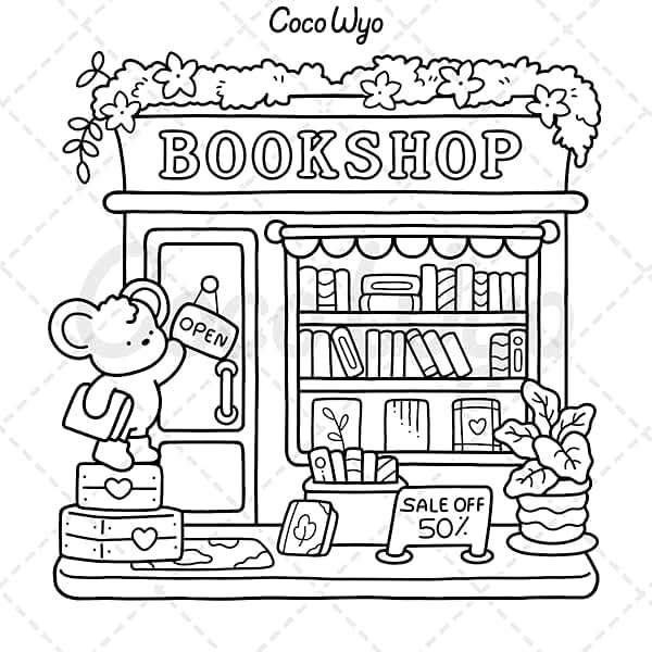 Little Corner: Coloring Book for Adults and Teens, Super Cute Designs of Cozy, Hygge Spaces for Relaxation (Cozy Spaces Coloring) - Image 4