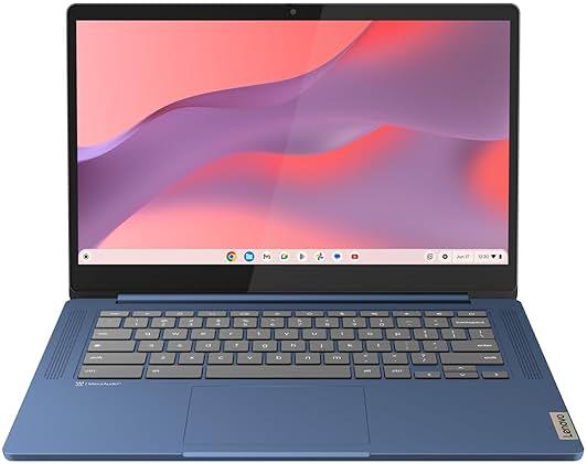 Lenovo IdeaPad Slim 3 Chromebook - 2024 - Lightweight Laptop - Waves MaxxAudio® Speakers - 14" HD Display -720p Camera - 4GB Memory - 64GB Storage - MediaTek Kompanio 520 - Abyss Blue by Lenovo - Shop at Bazar