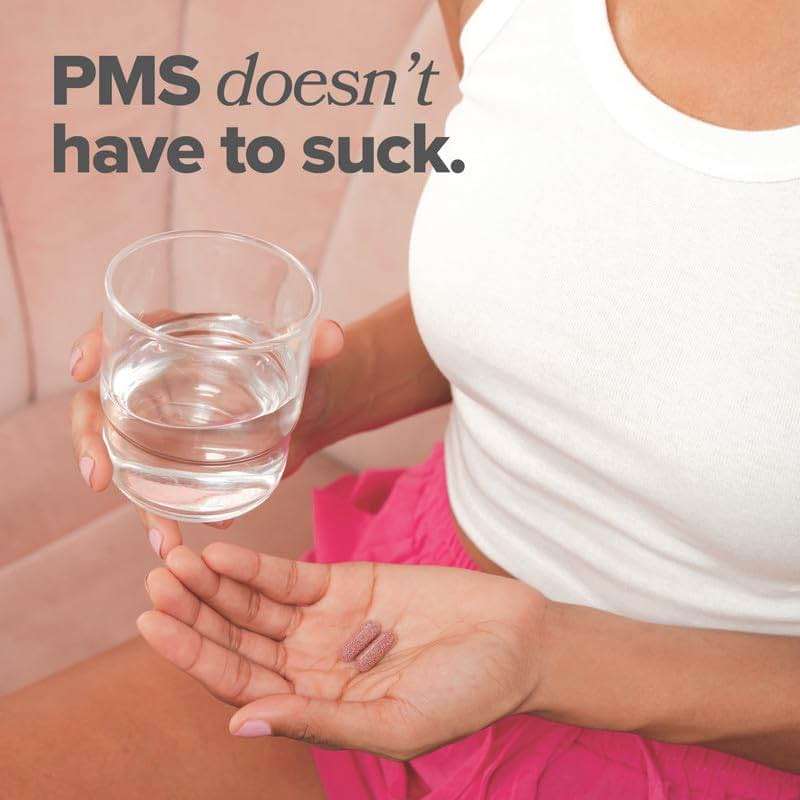 O Positiv FLO PMS Vitamins for Women, 30 Servings (Pack of 1) - Proactive PMS Relief - Targets Hormonal Breakouts, Bloating, Cramps, & Mood Swings with Chasteberry, Vitamin B6, & Lemon Balm - Image 7