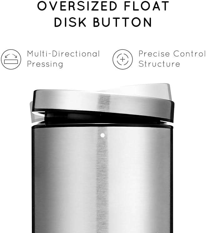 Flendy Electric Salt and Pepper Grinder Set Rechargeable, Automatic Salt and Pepper Grinder Set with Oversized Top Button, Stainless Steel Electric Salt and Pepper Shakers Set - Image 4