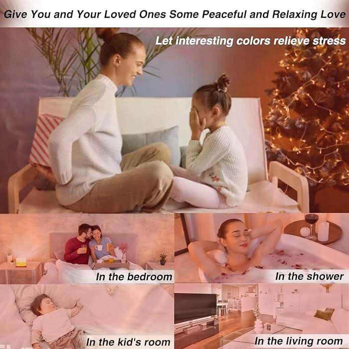 Ocean Wave Projector Light Cordless - Battery Operated Under Water Lamp Cube Northern Lights Aurora Projector Rechargeable Night Light for Shower Bedroom Stress Relief (Wireless) - Image 6