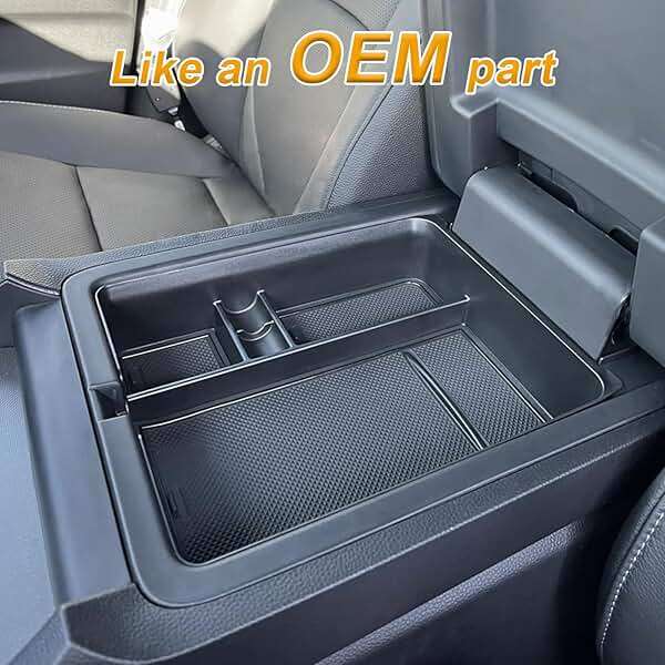 PIMCAR 2-Piece Center Console Organizer & Armrest Divider Set for 2023-2026 Honda Pilot, 2024-2026 Honda Passport/Ridgeline, Custom Fit Durable ABS Plastic Storage Tray - Image 2