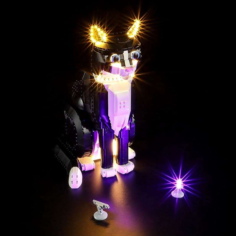 LIGHTAILING Light for Lego-21349 Tuxedo Cat - Led Lighting Kit Compatible with Lego Building Blocks Model - NOT Included The Model Set - Image 4