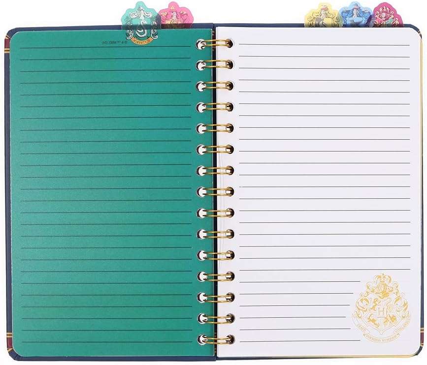 Harry Potter Hogwarts 5-Tab Spiral Notebook with 75 Sheets | Notepad Journal, Stationery Paper | 5 x 8 Inches - Image 4