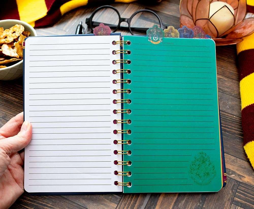 Harry Potter Hogwarts 5-Tab Spiral Notebook with 75 Sheets | Notepad Journal, Stationery Paper | 5 x 8 Inches - Image 6