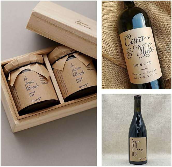 3-1/2 x 4-3/4 inch Rectangle Stickers Kraft Large Wine Labels for Bottles Printable Paper Brown Color, 100 Labels, for Inkjet and Laser Printer, Vinyl Sheets Address Personalized Wedding Craftiff - Image 6