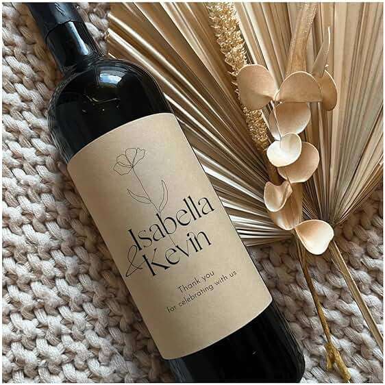 3-1/2 x 4-3/4 inch Rectangle Stickers Kraft Large Wine Labels for Bottles Printable Paper Brown Color, 100 Labels, for Inkjet and Laser Printer, Vinyl Sheets Address Personalized Wedding Craftiff - Image 7