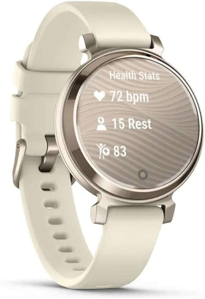 Garmin Lily 2, Small and Stylish Smartwatch, Hidden Display, Patterned Lens, Up to 5 Days Battery Life, Coconut (Renewed) - Image 3