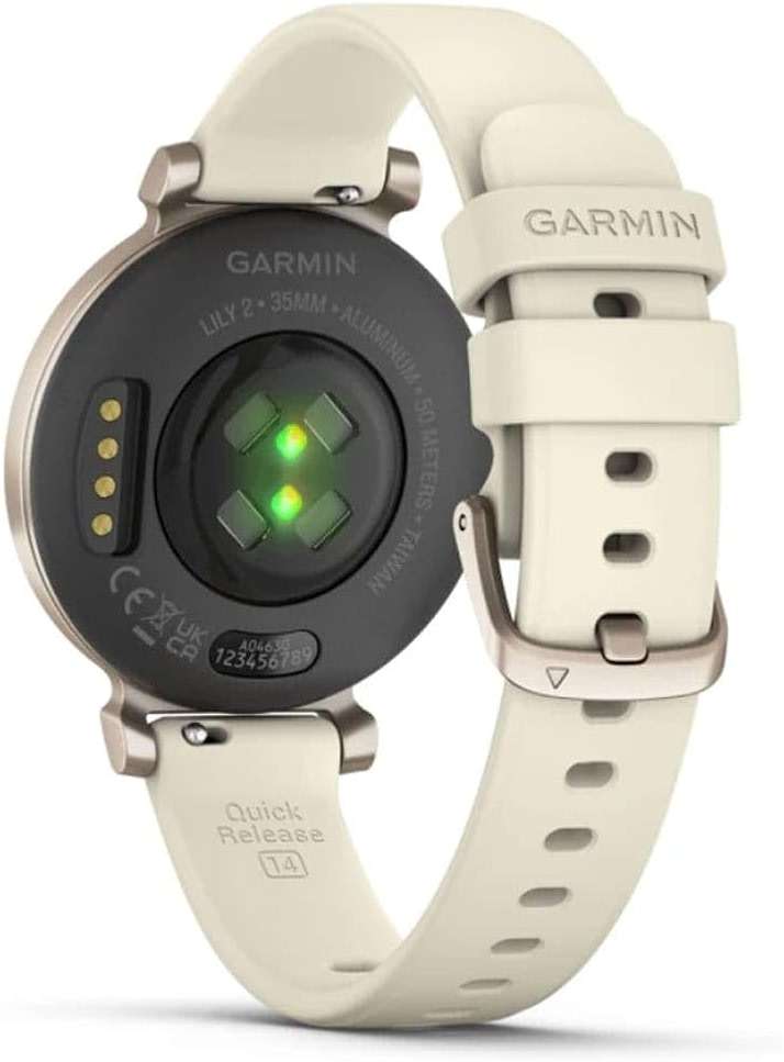 Garmin Lily 2, Small and Stylish Smartwatch, Hidden Display, Patterned Lens, Up to 5 Days Battery Life, Coconut (Renewed) - Image 7