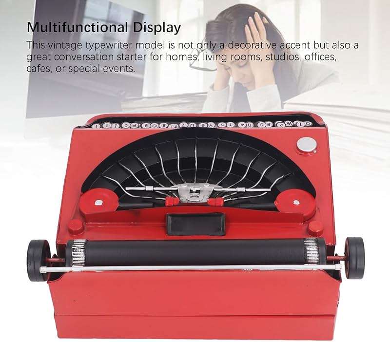 Model - Classic Retro Model, Cannot Typing, Metal Retro Decor, Stress Relief for Women Men, Home Decoration, is A Model - Image 3
