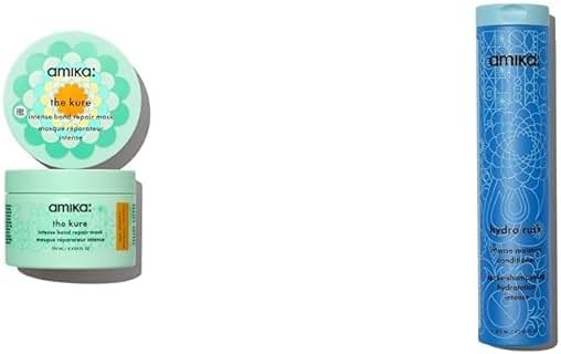 Amika intense bond repair mask hydro rush intense moisture conditioner with hyaluronic acid, 275ml - Product Image