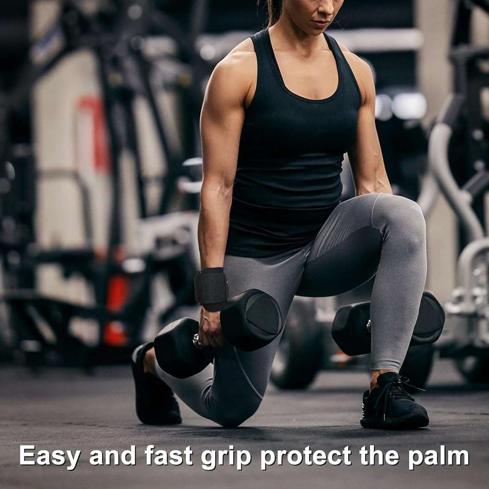 Lifting Hooks for Weight Lifting: Weightlifting Hooks Wrist Straps Hand Grip Support for Deadlift Weightlifting Gym Gloves for Men & Women - Image 7