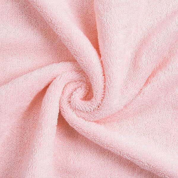 Mother-Earth 6-Pack Bath Washcloths 12"x12" - Soft and Absorbent Face Towels, Quick-Drying Wash Cloths for Sensitive Skin, Premium Quality for Daily Use (Pink Cotton) - Image 4