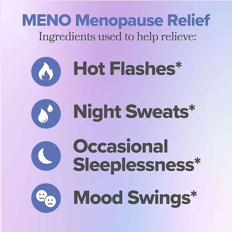 MENO Vitamins for Menopause - Hormone-Free Menopause Supplement for Women - Black Cohosh & Ashwagandha KSM-66 - Helps Relieve Hot Flashes, Night Sweats, Mood Swings - 30 Servings (Pack of 1) - Image 2