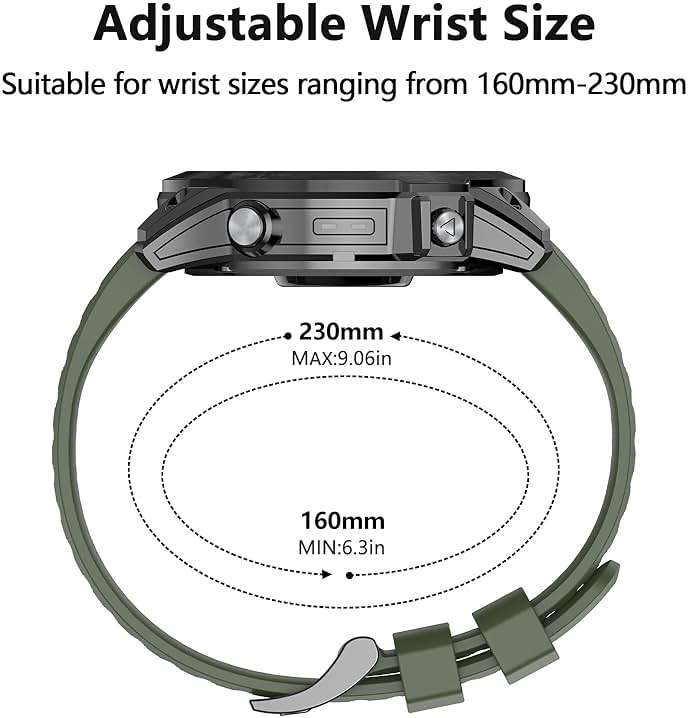 Silicone Band for Garmin Enduro 3 2/Fenix 8 pro/tactix 8 AMOLED 51mm/Fenix 7X/6X pro sapphire solar/5X plus, 26mm Quickfit Sprot Watch Strap Replacement for Descent Mk2i/3i/epix Pro/quatix 8 51mm - Image 3