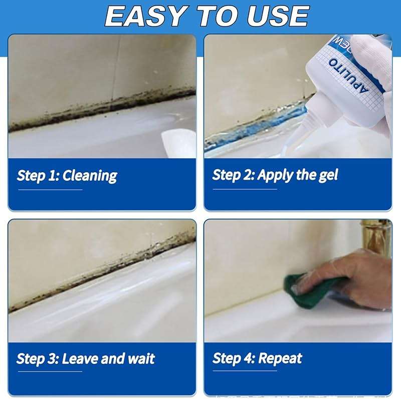 APULITO Household Cleaner Gel Cleaning Gel for Shower Bathroom Tile Sink Kitchen 10 Fl Oz (Pack of 1) - Image 5
