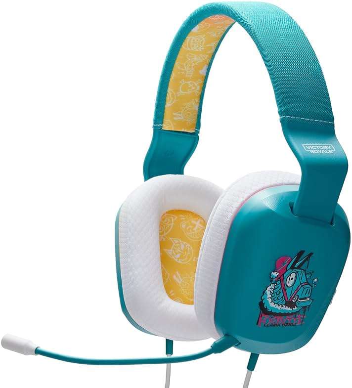 PowerA Wired Stereo Headset for Nintendo Switch and Switch 2 - Fortnite Llambro, Officially Licensed, Bonus Virtual Item Included - Image 1