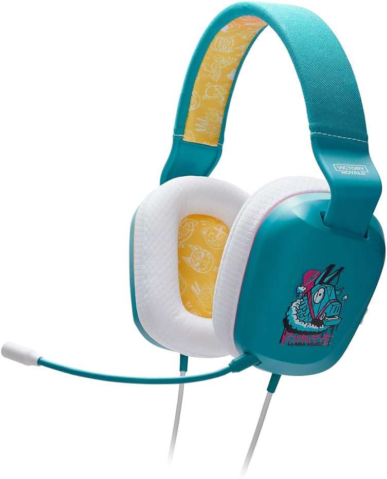 PowerA Wired Stereo Headset for Nintendo Switch and Switch 2 - Fortnite Llambro, Officially Licensed, Bonus Virtual Item Included - Image 5
