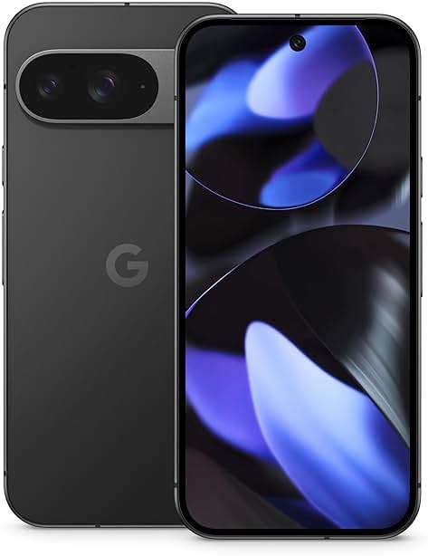 Google Pixel 9 - Unlocked Android Smartphone with Gemini, 24-Hour Battery, Advanced Camera, and 6.3" Actua Display - Obsidian - 128 GB - Image 1