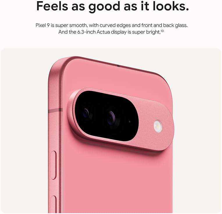 Google Pixel 9 - Unlocked Android Smartphone with Gemini, 24-Hour Battery, Advanced Camera, and 6.3" Actua Display - Obsidian - 128 GB - Image 6