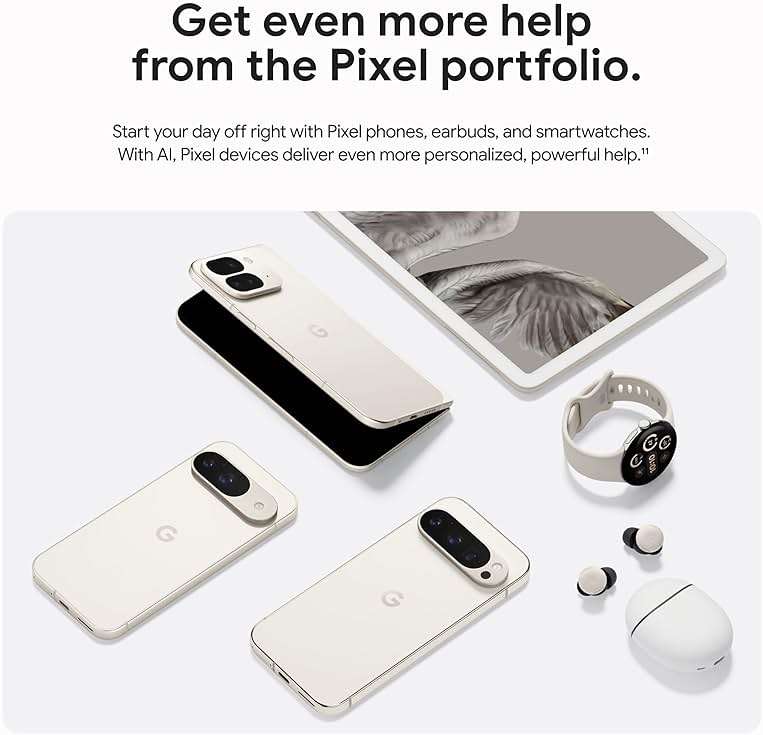 Google Pixel 9 - Unlocked Android Smartphone with Gemini, 24-Hour Battery, Advanced Camera, and 6.3" Actua Display - Obsidian - 128 GB - Image 9