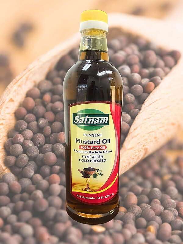 Mustard Oil Cold Pressed *100% Pure Oil* 1ltr/ 34 Fl.Oz - Image 4