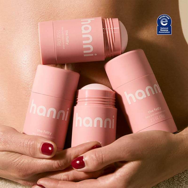 HANNI Fatty Body Moisturizer Stick with Fatty Acids, Travel Size Friendly Solid Lotion for Plumping and Hydration, Fragrance-Free and Safe for Sensitive Skin, 2.5 oz - Image 2