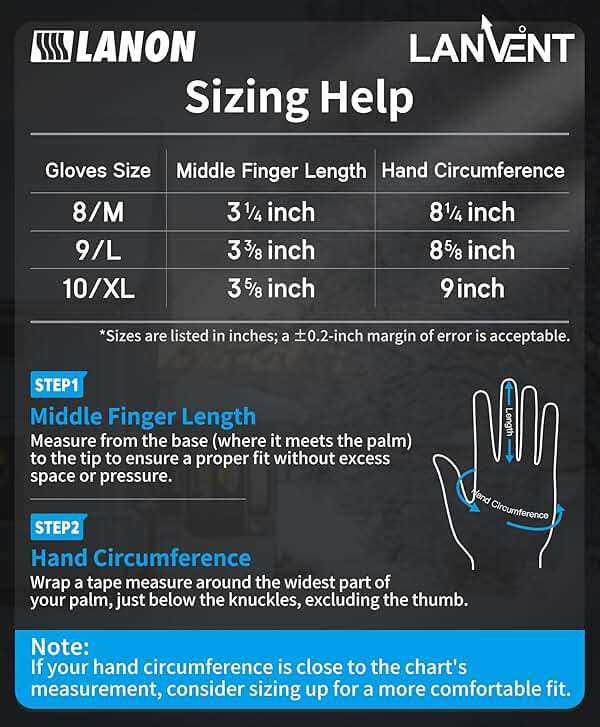 LANON Waterproof Winter Work Gloves, Moisture-permeable PU Coated,Warm Gloves for Freezer & Outdoor Work - Image 6