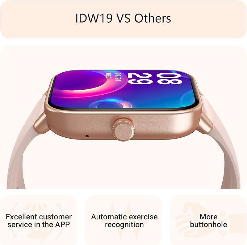 Smart Watch for Women Android & iPhone, Alexa Built-in, IP68 Waterproof Activity Fitness Tracker with Bluetooth Call (Answer/Make), 1.8" Smartwatch with Heart Rate/SpO2/Sleep Monitor, 100+ Sports Mode | for Women, Android & iPhone, Alexa Built-in, IP68 Waterproof, with Bluetooth Call, (Answer/Make), with Heart Rate/SpO2/Sleep - Image 7