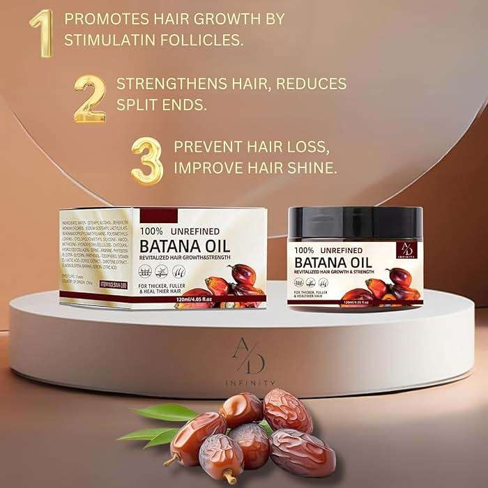 100% Unrefined Raw Batana Oil for Hair Growth Dr. Sebi Organic Pure from Honduras with Keratin, Coffee Extract & Other Ingredients to Enhance Efficacy for Thicker, Strength - Botana Oil 4oz - Image 6